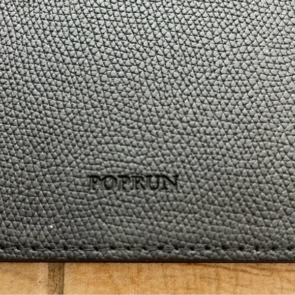 Poprun Softcover 2026 Weekly Monthly Planner Stationary Black Pebbled Academia - Picture 7 of 14